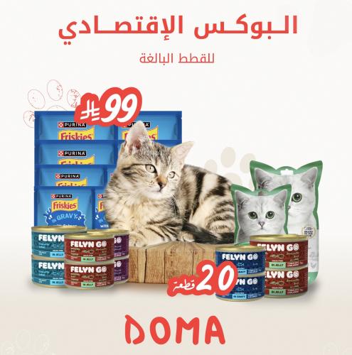 البوكس الاقتصادي للقطط البالغة