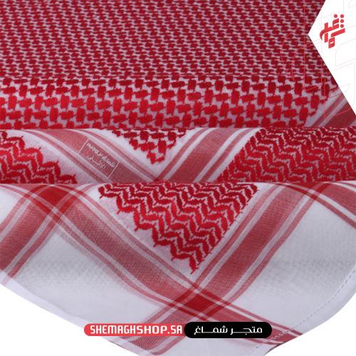 شماغ بروجيه رجالي أحمر مميز فيجن