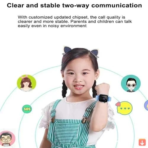 ساعة Xiaomi Kids 4G الذكية SOS GPS موقع مكالمة فيد...