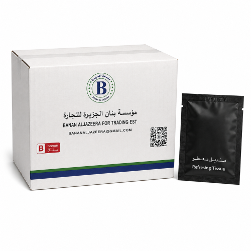 مناديل معطرة اسود مقاس 8*6 كرتون شد 1000