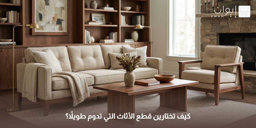 كيف تختارين قطع الأثاث التي تدوم طويلاً؟