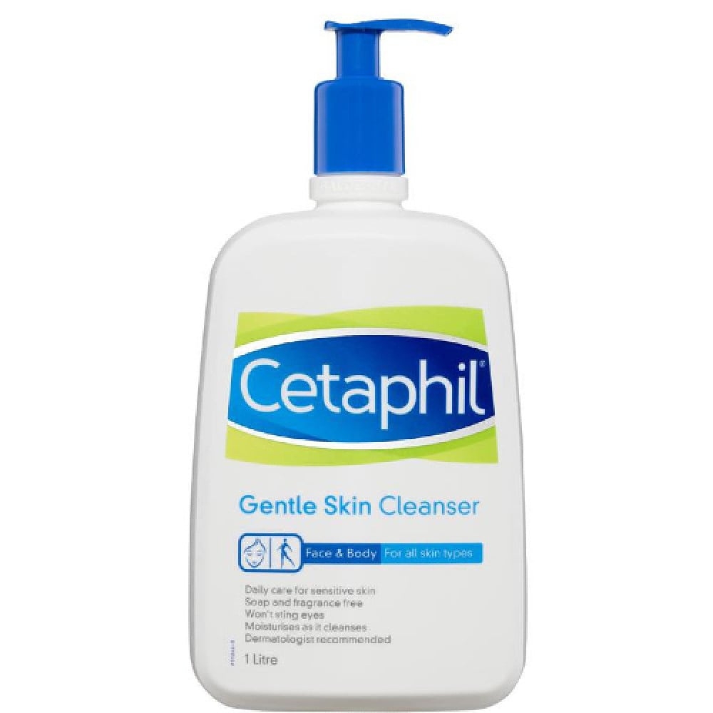 cetaphil سيتافيل غسول منظف للبشرة  و الوجة1 لتر غسول للوجة و مزيل للمك