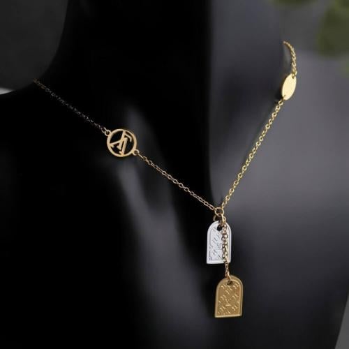 سلسال لويس فيتون جودة عالية لون ذهبي