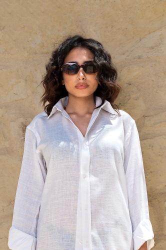 White Linen Shirt