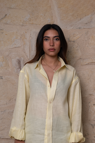 Lemon Linen Shirt