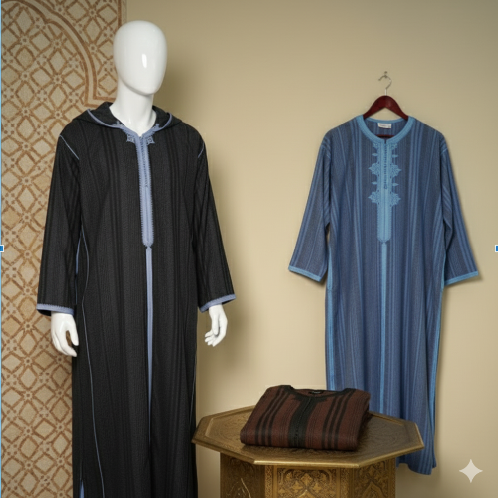 جلابة مغربية للرجال شتوية