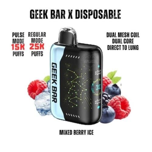 جيك بار فيب 25000 سحبة مكس توت ايس GEEK BAR Pulse...