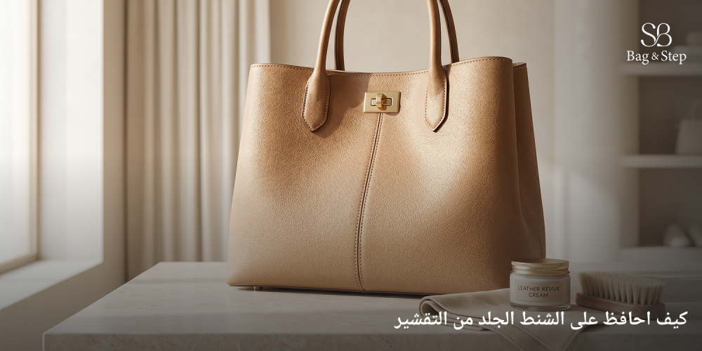 كيف احافظ على الشنط الجلد