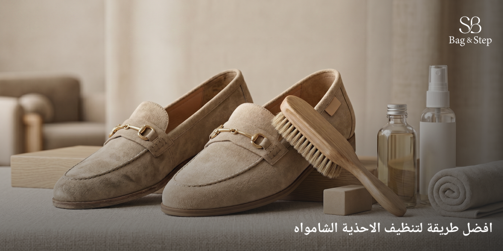 تنظيف احذية الشامواه