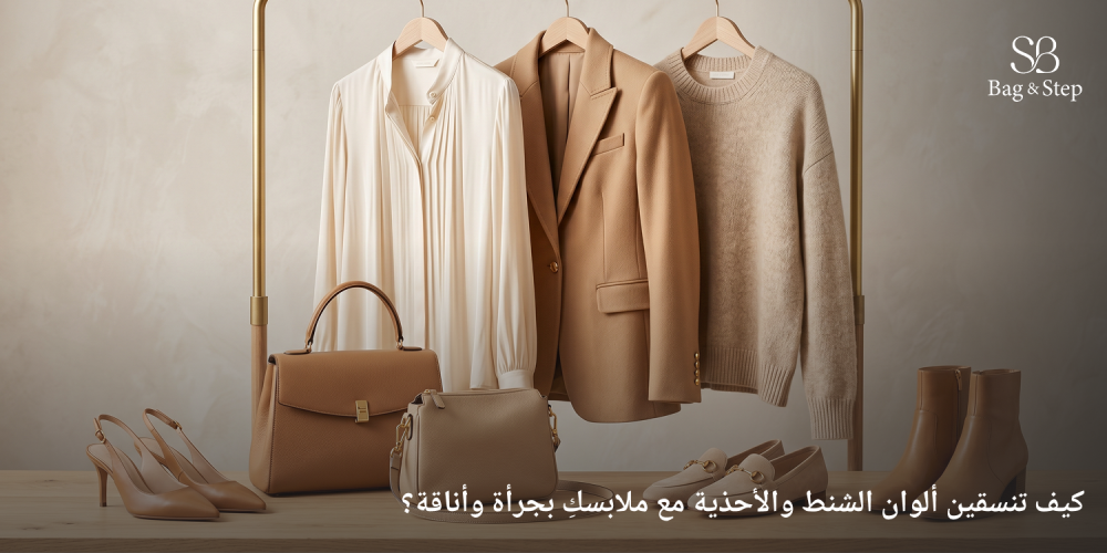 تنسيق لون الحذاء مع الملابس
