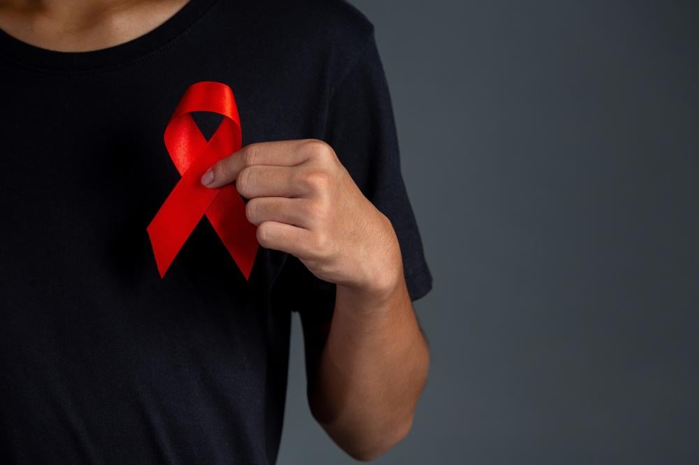 علامة مرض الأيدز HIV