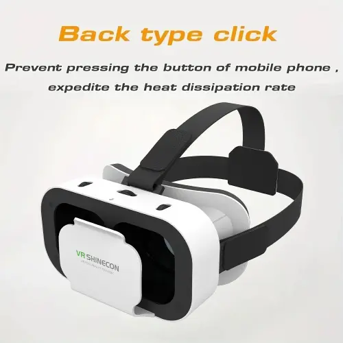 G05 3D VR SHINECON نظارات سماعة الرأس الواقع الافت...