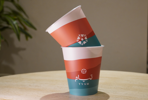 أكواب تيام البلاستيكية الفاخرة (12oz)