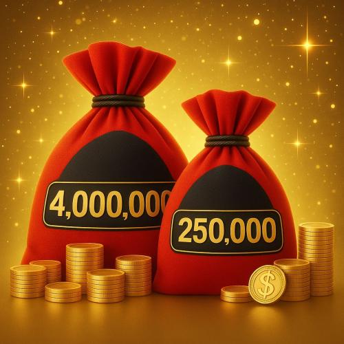 4 مليون فيشة + 250 الف هدية