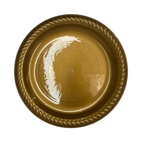صحون دائري ذهبي 36 سم