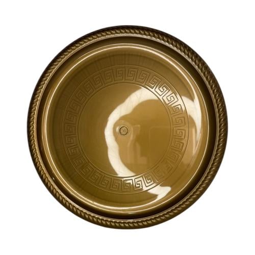 صحون دائري ذهبي 30 سم