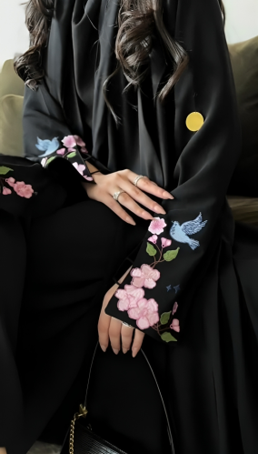 عباية ورود