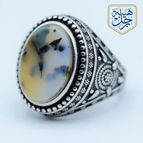 خاتم فضه مشجر عيار 925