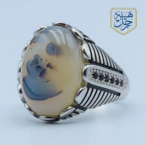 خاتم فضه رجالي نادر عيار 925