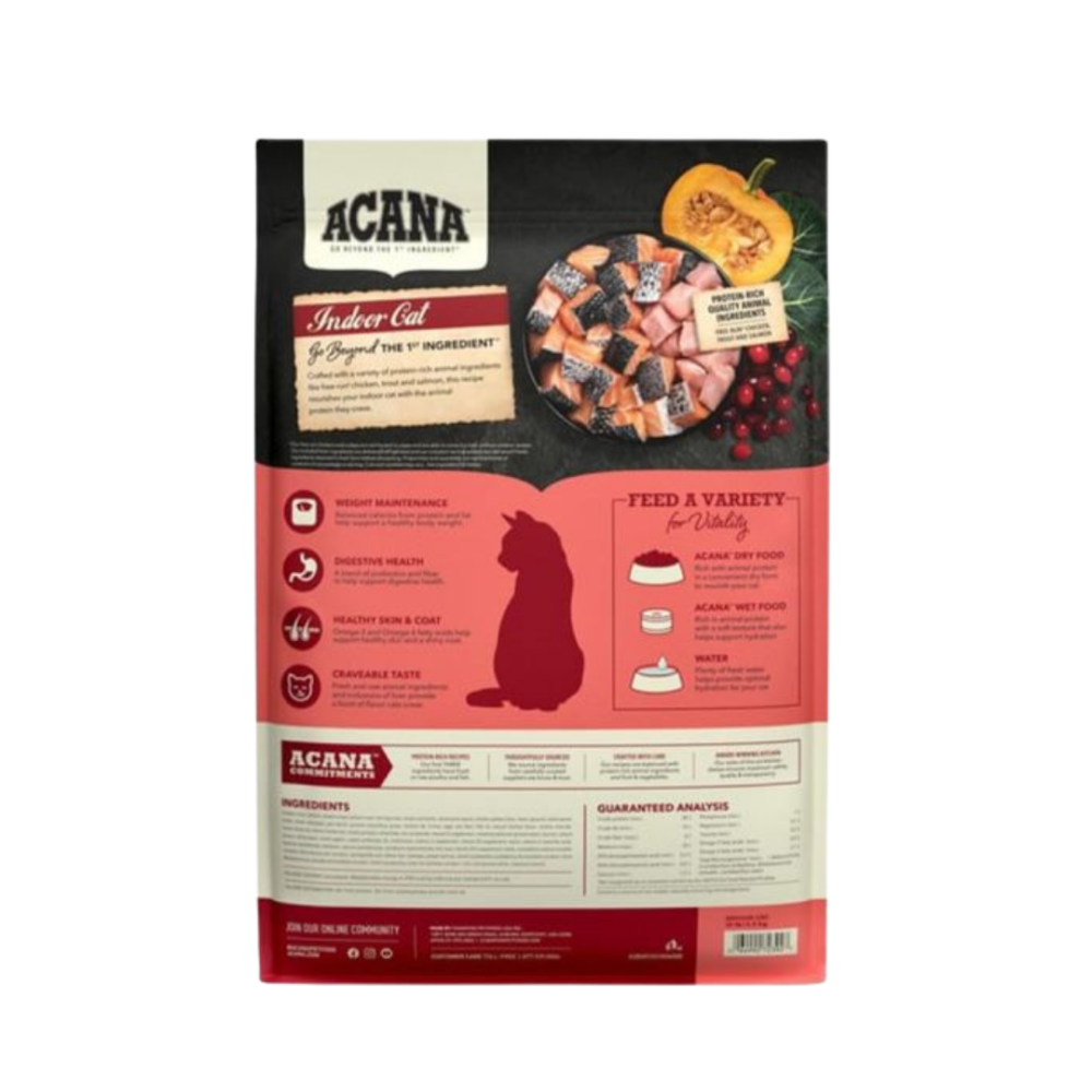 اكانا طعام جاف اندور للقطط عالي البروتين بالدجاج والتروت والسلمون