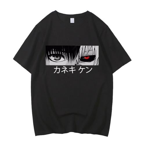 طوكيو الغول تي شيرت كين Kaneki التي شيرت Japanaise...