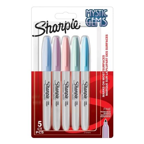 طقم ماركر ميستيك جيمز رفيع 5 الوان - SHARPIE