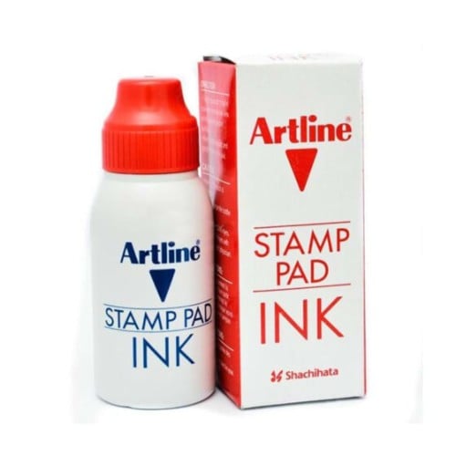 حبر ختم وسط احمر – Artline