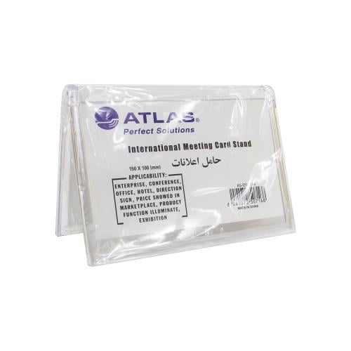 حامل إعلانات مثلث وجهين ATLAS - mm100×150