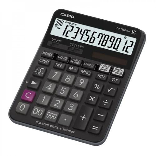 ألة حاسبة مكتبية 12 خانة CASIO - DJ-120D Plus