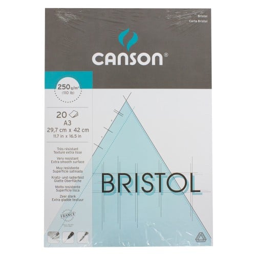 كراسة رسم بريستول 250غ CANSON - A3