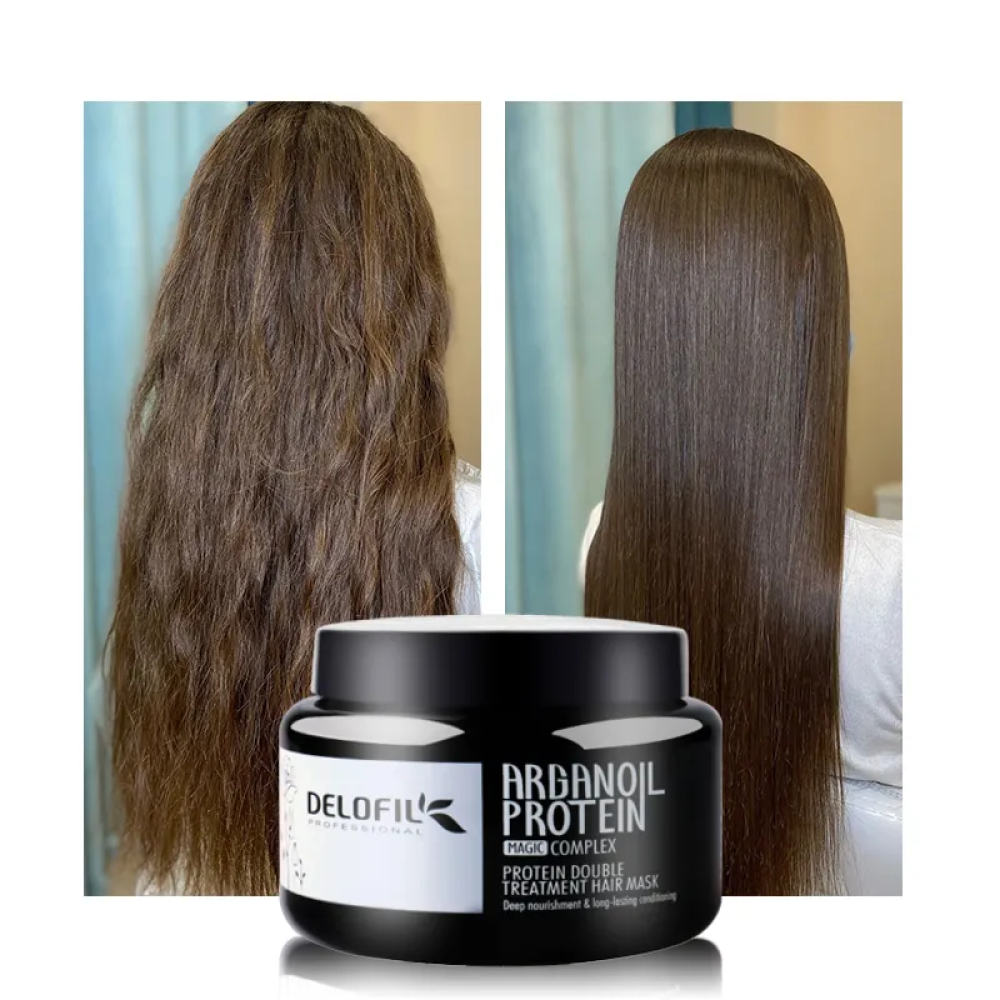 طريقة استعمال قناع الشعر ديلوفيل بالبروتين وزيت الارجان