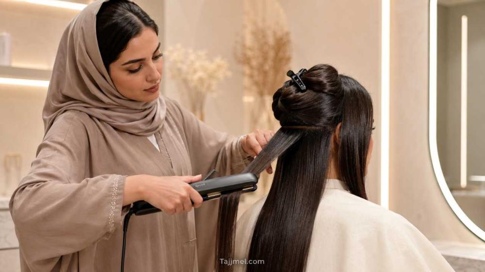 أخطاء استخدام مكواة الشعر التي تخرب نتيجة التنعيم والكيراتين