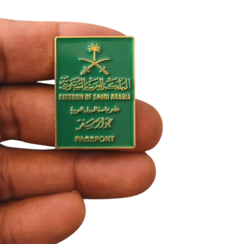 ستيكر معدني جواز سفر سعودي