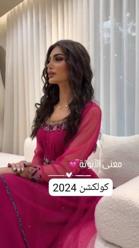 فساتين جلابيه مطرز لون 1 الخامه؛ شيفون تطريز يدوي...