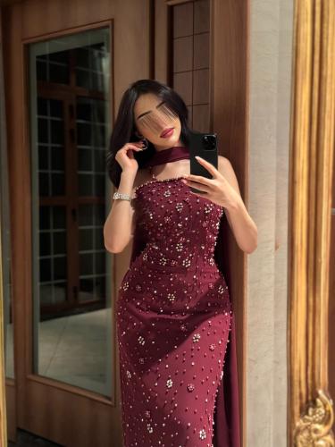فساتين فستان سهره باربي + جورجيت + تطريز يدوي