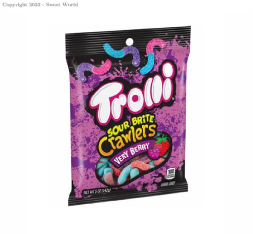 trolli sour brite crawlers very berry