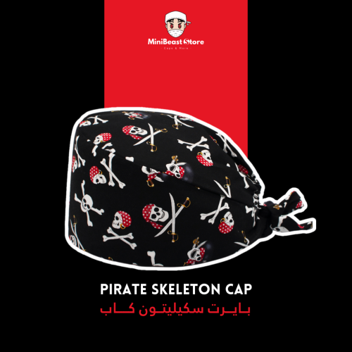 PIRATE SKELETON CAP