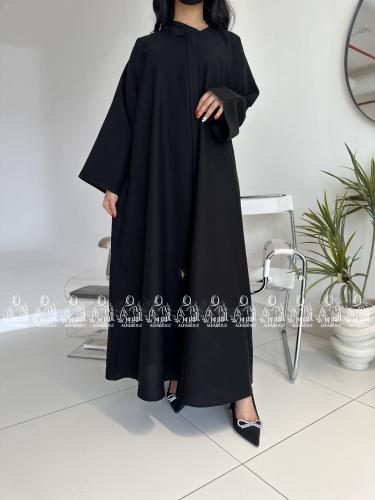 عباية لافيرن اسود كلاسيك