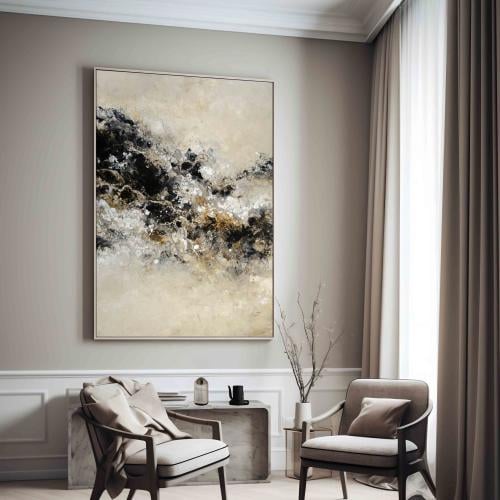 لوحه تجريدي طباعة