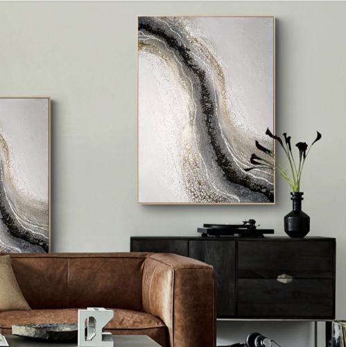 لوحه تجريدي طباعة