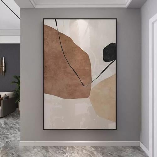 لوحه تجريدي طباعة