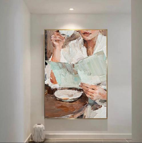 لوحه تجريدي طباعة