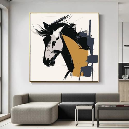 لوحة الخيل طباعة