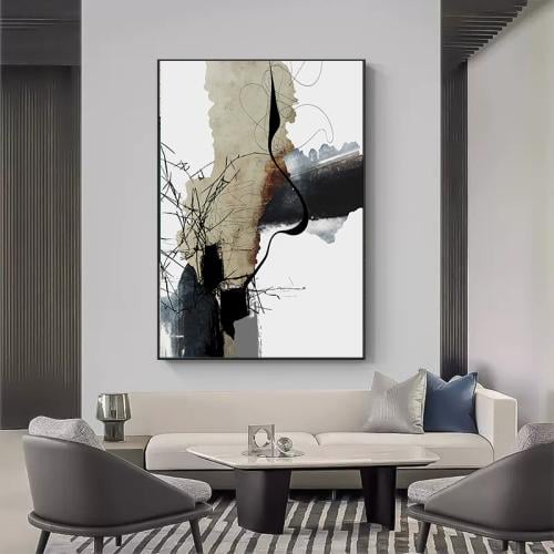 لوحه تجريدي طباعة