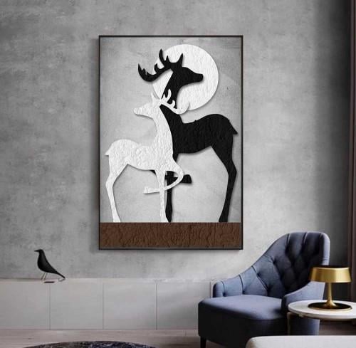 لوحه الغزال