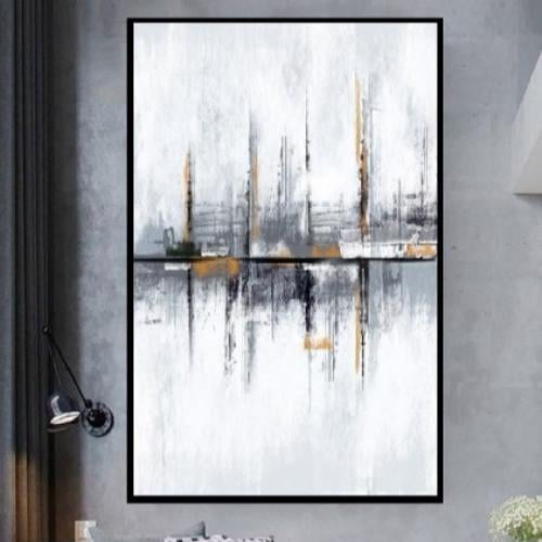 لوحه تجريدي طباعه