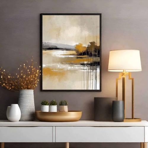 لوحه تجريدي طباعة