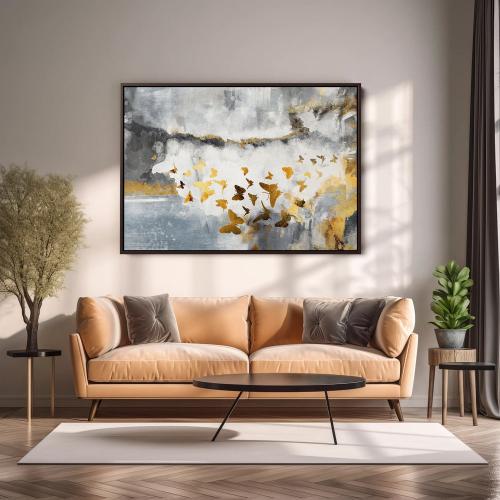 لوحه تجريدي طباعة