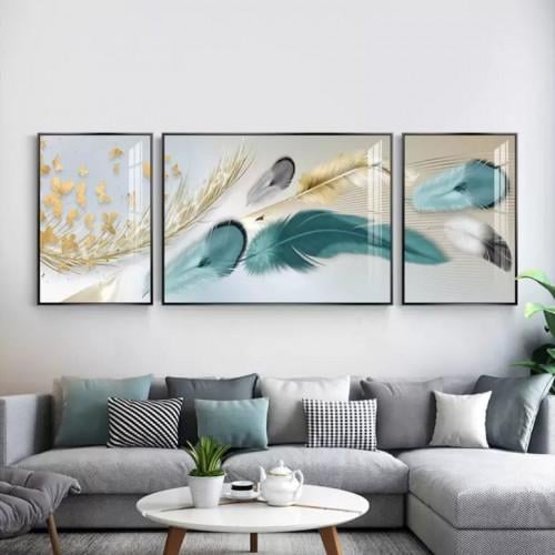 طقم مكون من ثلاث لوحات