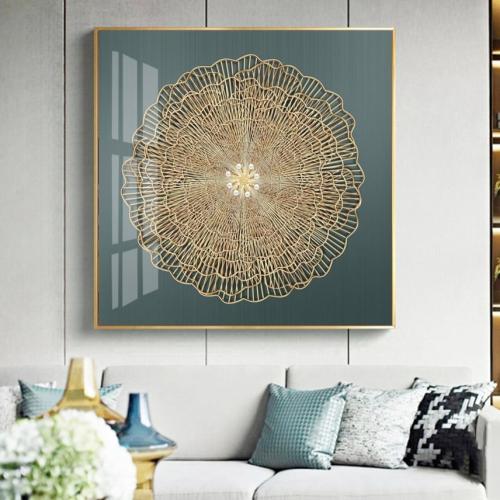 لوحة زينة دائرية طباعة